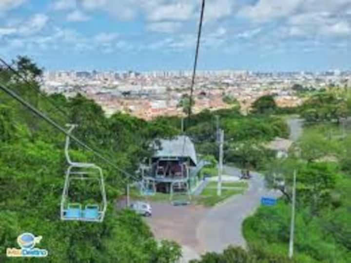 阿拉卡茹Oceano Azul Hospedagens A 50 M Da Orla-Passarela Do Caranguejo别墅 外观 照片
