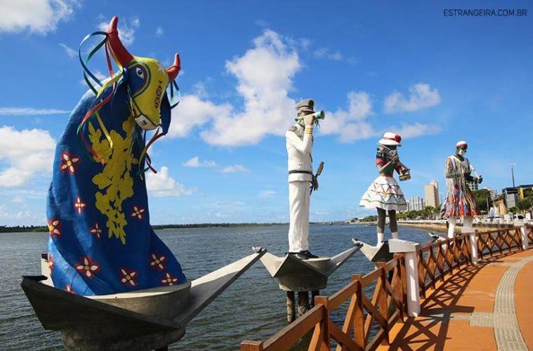 阿拉卡茹Oceano Azul Hospedagens A 50 M Da Orla-Passarela Do Caranguejo别墅 外观 照片
